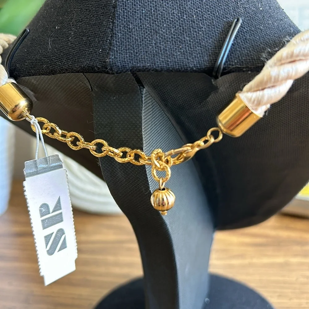 Vintage Egyptian Look Rope Charm Necklace - Picture 8 of 13